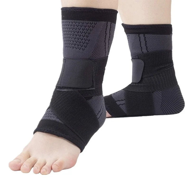 1 PC Sports Ankle Brace Compression Strap Sleeves Support 3D Weave Elastic Bandage Foot Protective Gear Gym Fitness