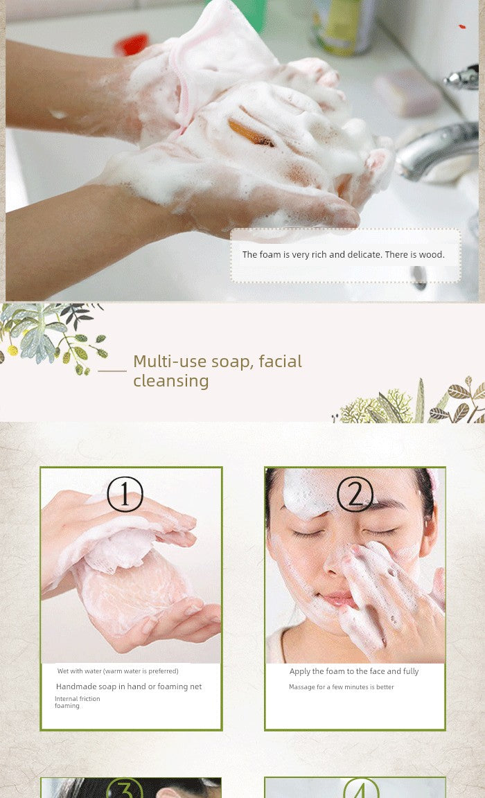 Thailand Rose Body Whitening Moisturizing Men and Women Handmade Soap