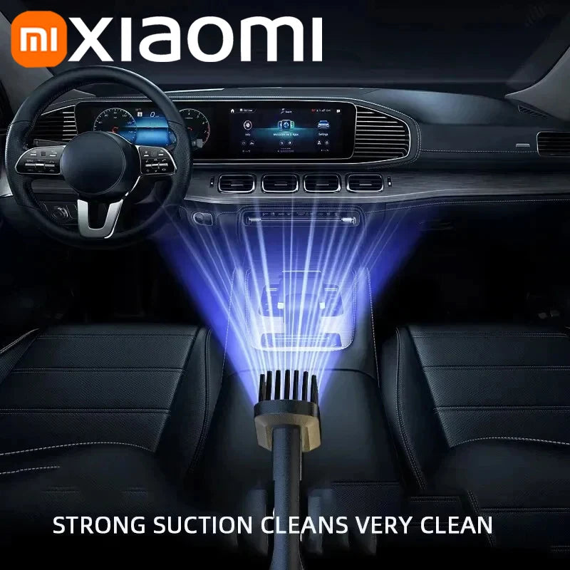 Xiaomi Car Vacuum Cleaner 120W High Power USB Charge Handheld Cordless Vacuum Cleaner Strong Suction Car Home 69980000pa