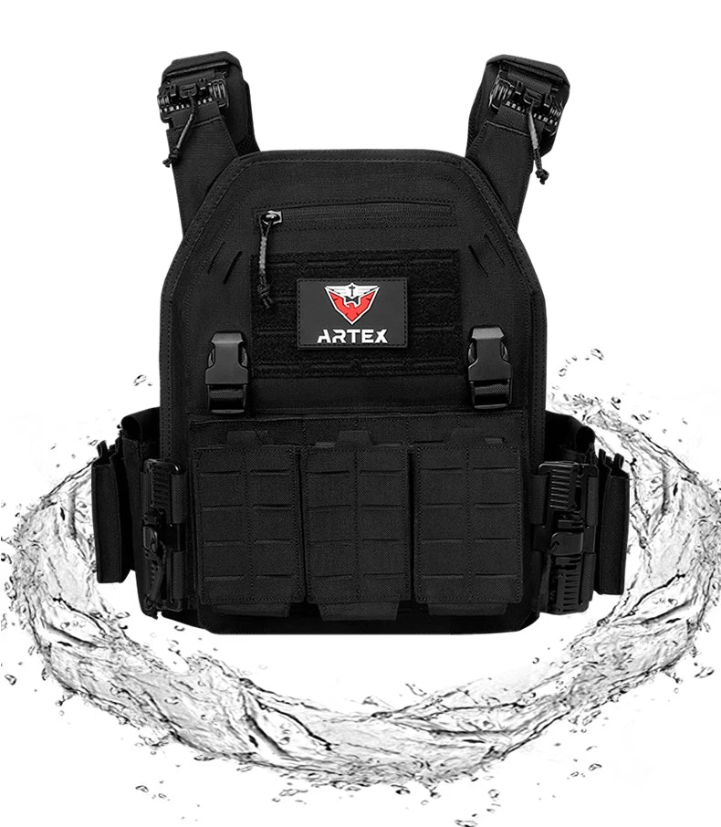 Ranger Green Plate Carrier Tactico Vest With Quick Release Security Molle Chaleco Tactico Bandolier Laser Cut Vest