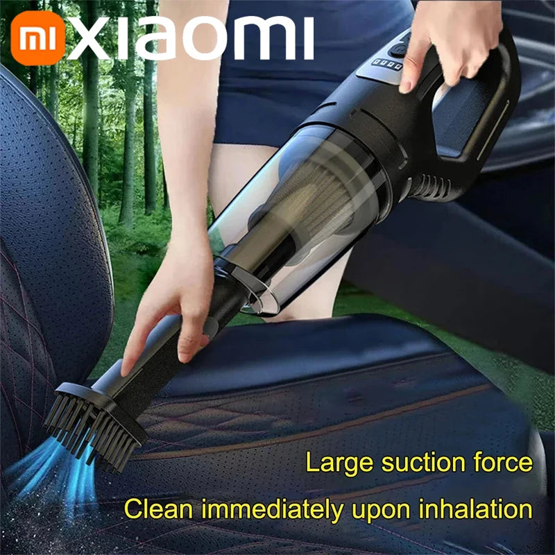 Xiaomi Car Vacuum Cleaner 120W High Power USB Charge Handheld Cordless Vacuum Cleaner Strong Suction Car Home 69980000pa