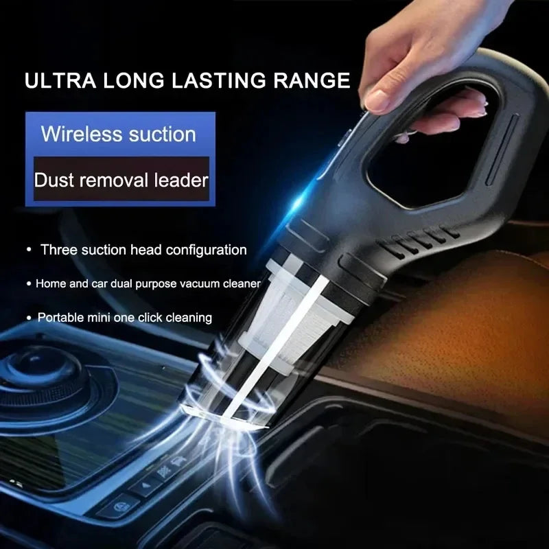 Xiaomi Car Vacuum Cleaner 120W High Power USB Charge Handheld Cordless Vacuum Cleaner Strong Suction Car Home 69980000pa