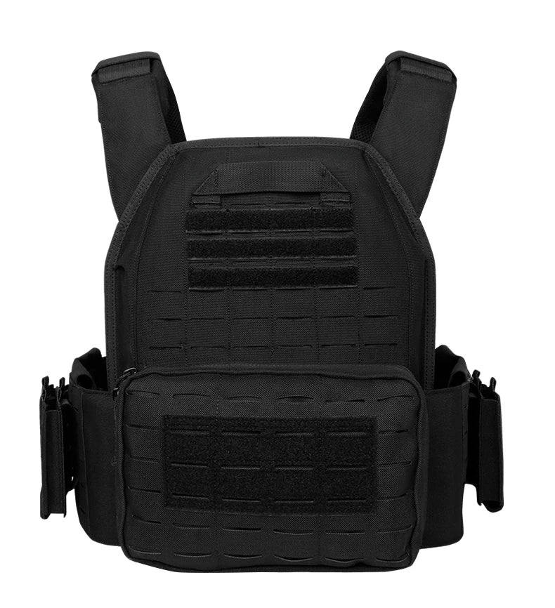 Ranger Green Plate Carrier Tactico Vest With Quick Release Security Molle Chaleco Tactico Bandolier Laser Cut Vest