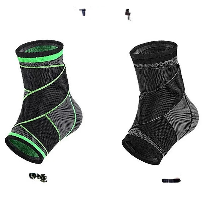 1 PC Sports Ankle Brace Compression Strap Sleeves Support 3D Weave Elastic Bandage Foot Protective Gear Gym Fitness